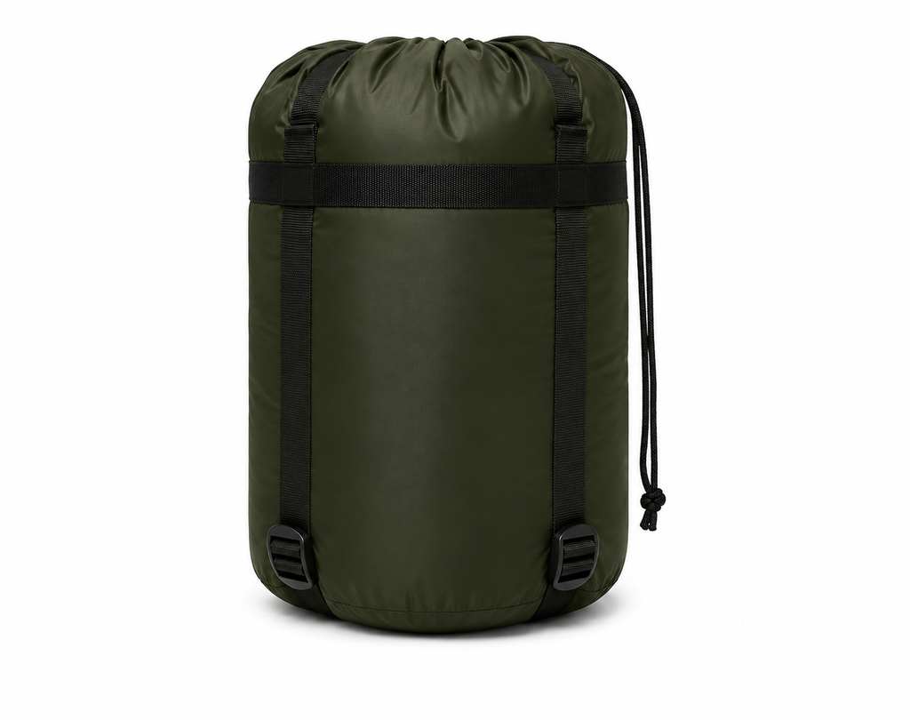 Sac de couchage vert TrekSleep randonnée bivouac compact