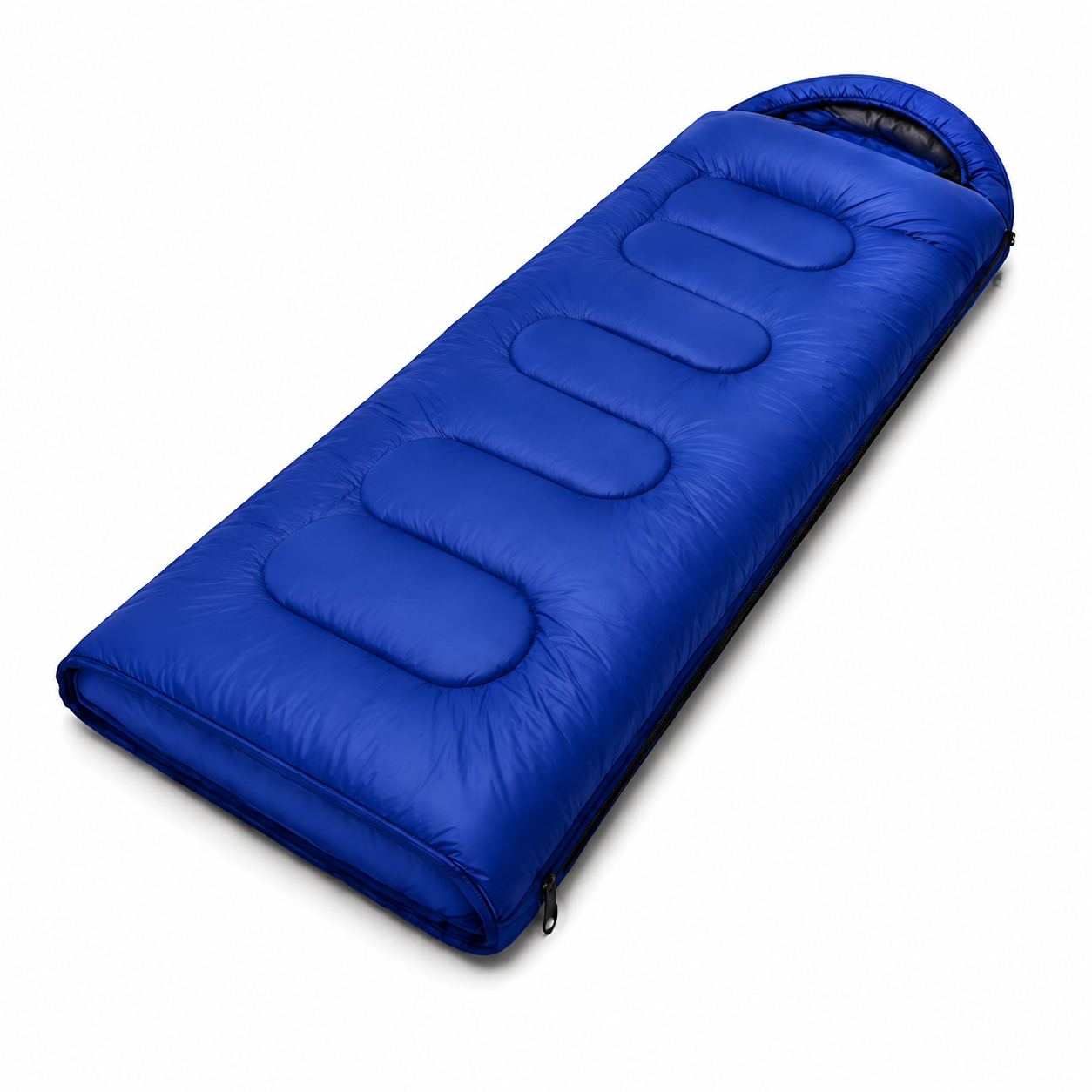 Sac de couchage bleu TrekSleep 3 saisons camping -5°C